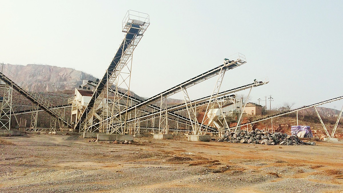 500 TPH aggregate production plant